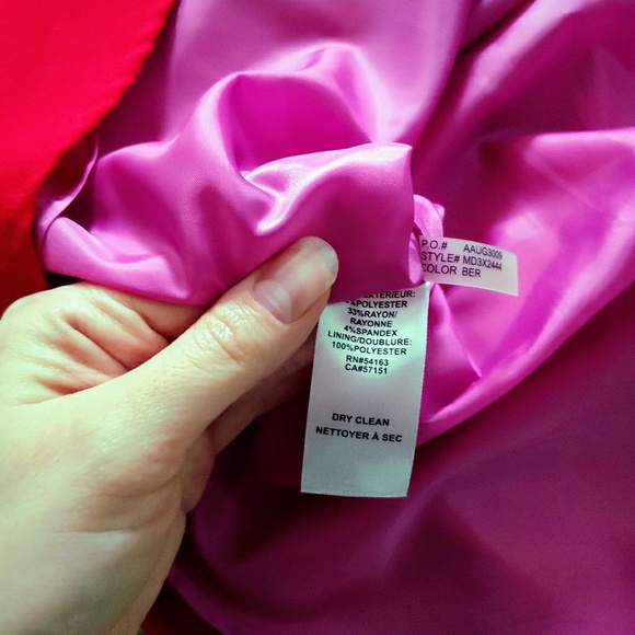 EUC Marc New York Andrew Marc Red Dress - Picture 6 of 7